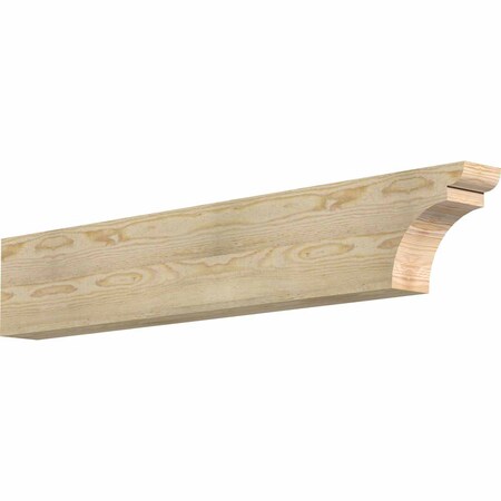 Ekena Millwork Yorktown Rough Sawn Rafter Tail, Douglas Fir, 4"W x 8"H x 48"L RFT04X08X48YOR00RDF
